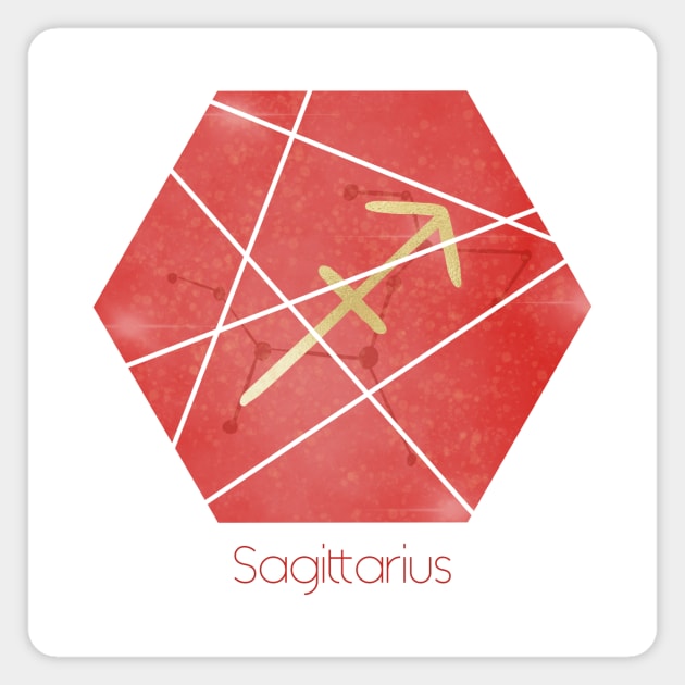 Sagittarius zodiac sign Magnet by Home Cyn Home 